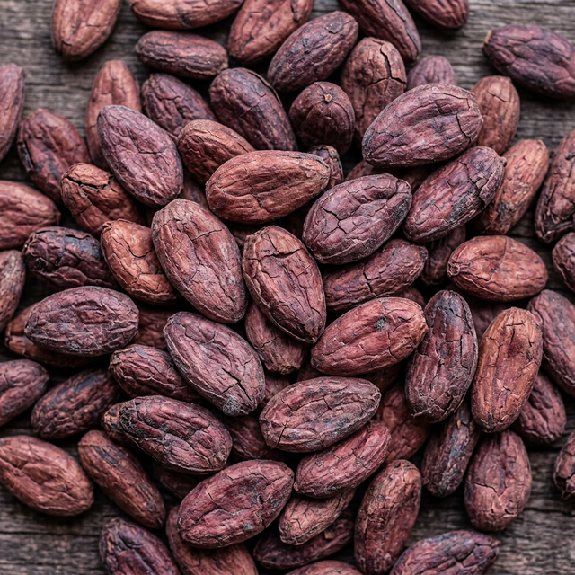 Fèves de cacao fermentées